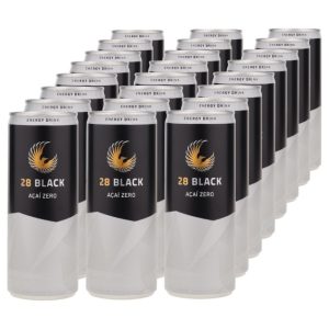 28 BLACK Açaí Zero Energy Drink Can 24x 0.25 L