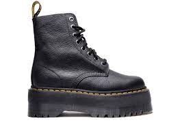 Dr. Martens 1460 Pascal Max Plateau Boots – Damen Plateaustiefel Schwarz