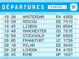Flight Timetable