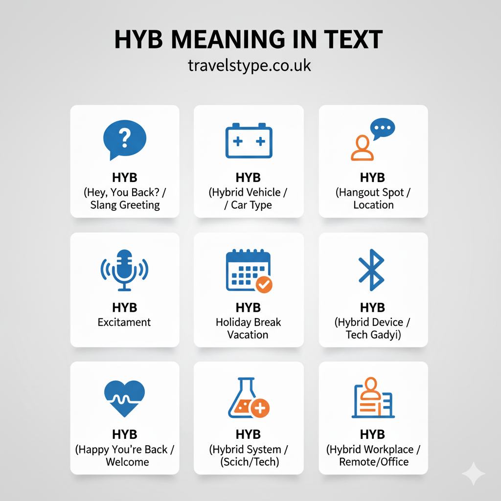 HYB Meaning in Text, What Does HYB Stand For