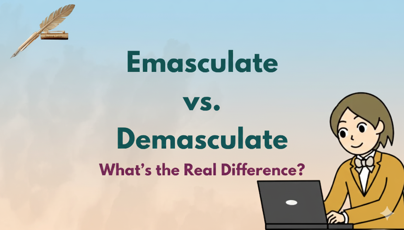 Demasculate: Meaning, Usage, and Why the Word Matters Today