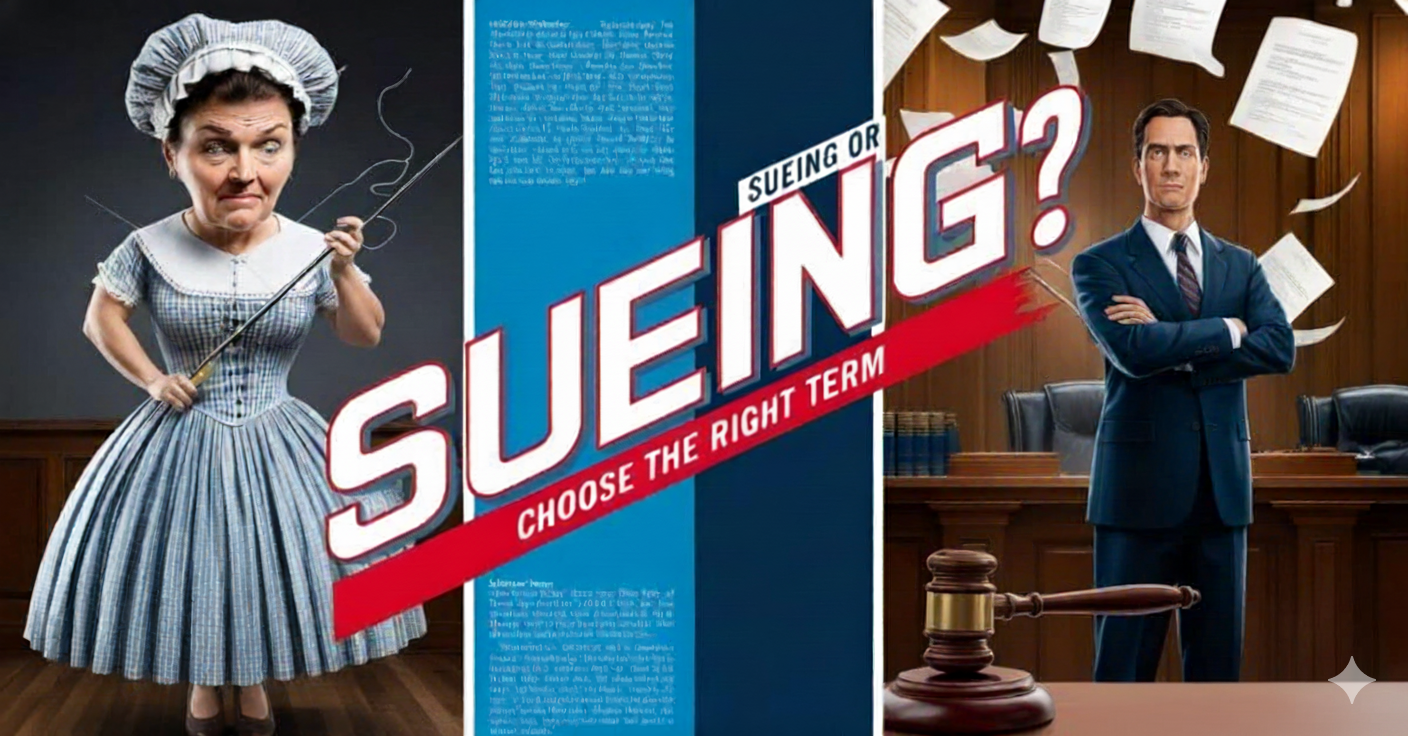 Sueing, Understanding the Term and Its Correct Usage