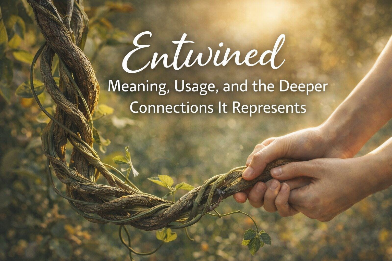 Entwined, Meaning, Usage, and the Deeper Connections It