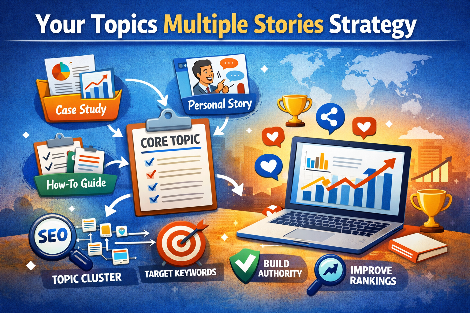 Your Topics Multiple Stories, A Smarter Way to Create Engaging Content