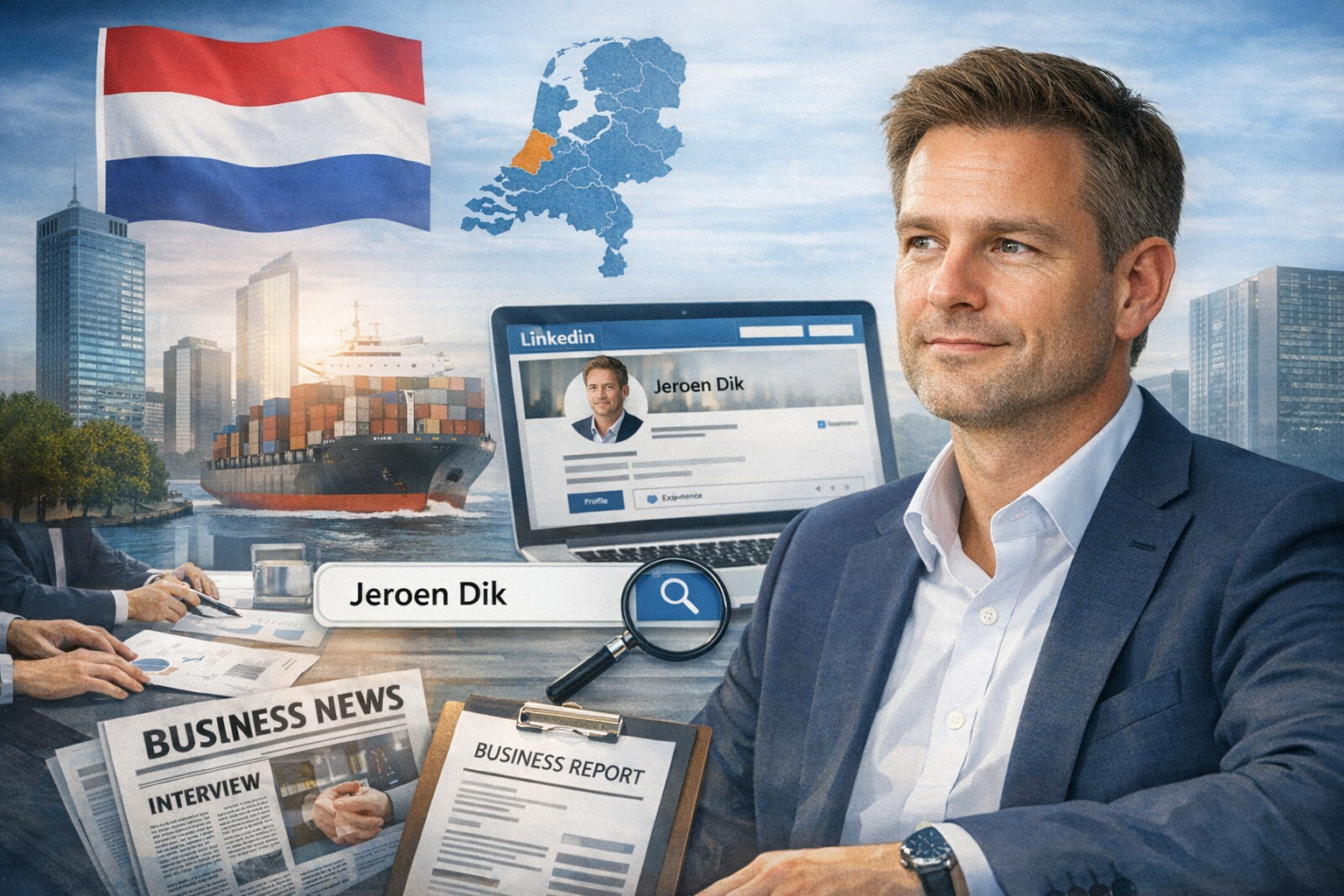Jeroen Dik, Career, Background, and Public Profile