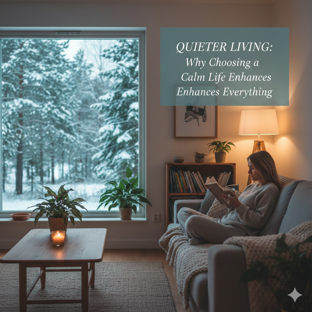 Quieter Living, Why Choosing a Quieter Life Improves Everything