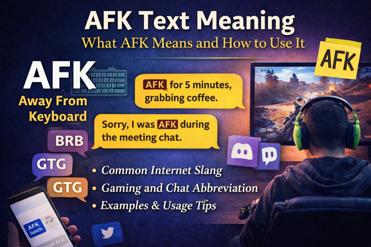 AFK Text Meaning: What It Means and How to Use It