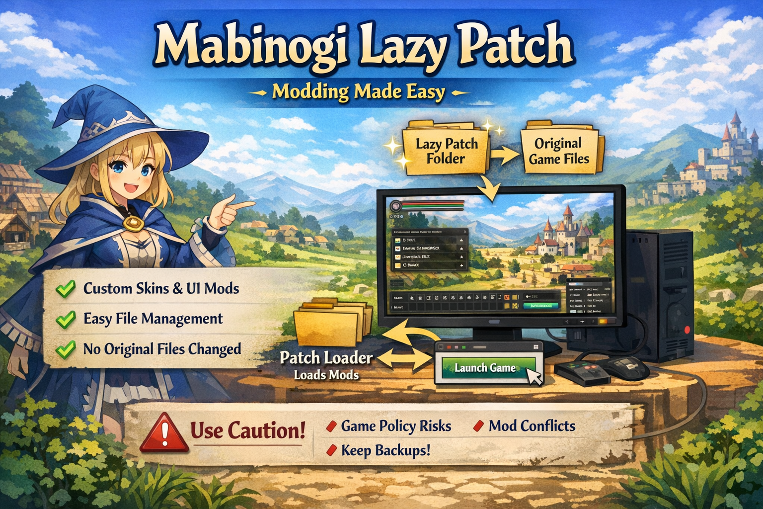 Mabinogi Lazy Patch, What It Is and How Players Use It