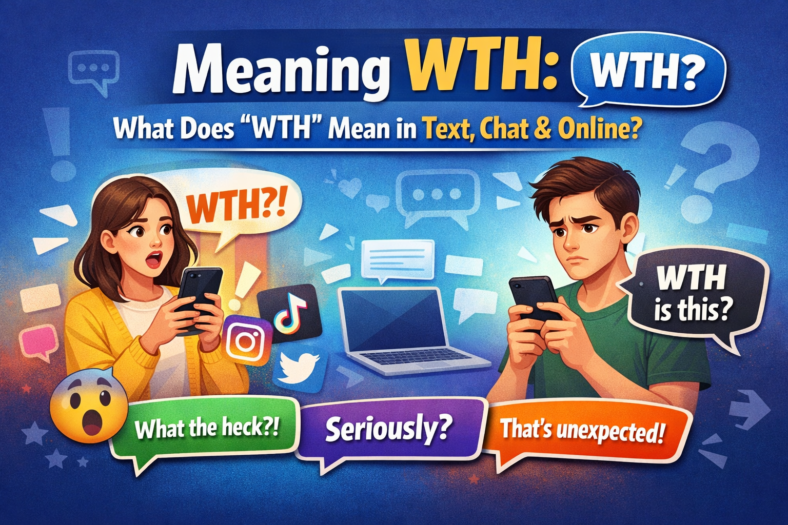 Meaning WTH, What Does “WTH” Mean in Text, Chat, and Online
