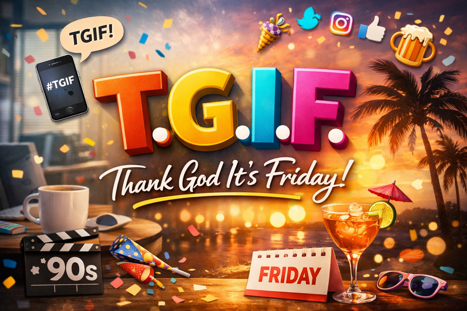 T.G.I.F. Meaning, What It Stands for and How People Use It