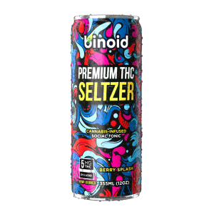 THC Seltzer – Good Vibes Cannabis Drink (4 Pack)