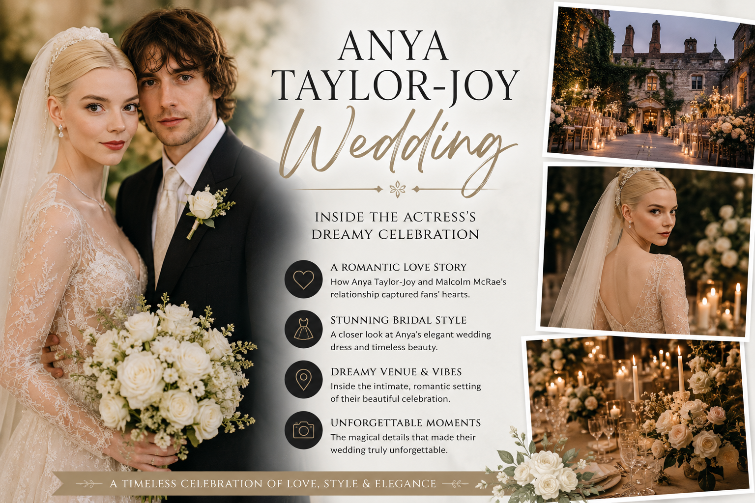 Anya Taylor-Joy Wedding, Inside the Actress’s Dreamy Celebration