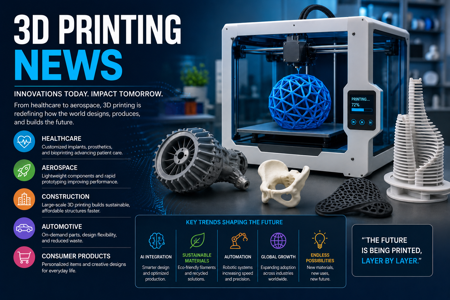 3D Printing News, How Innovation Is Transforming Industries