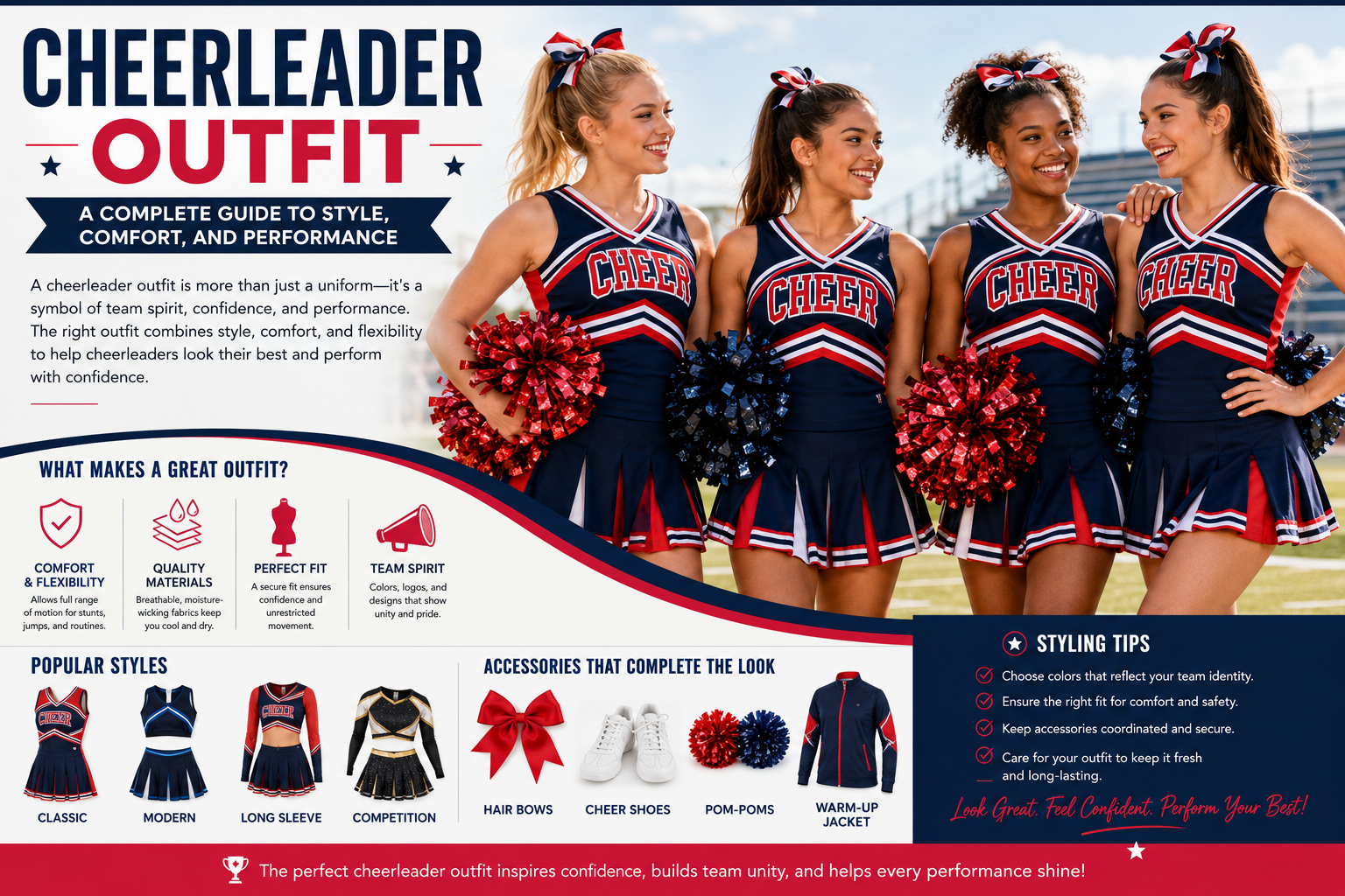 Cheerleader Outfit, A Complete Guide to Style, Comfort, and Performance
